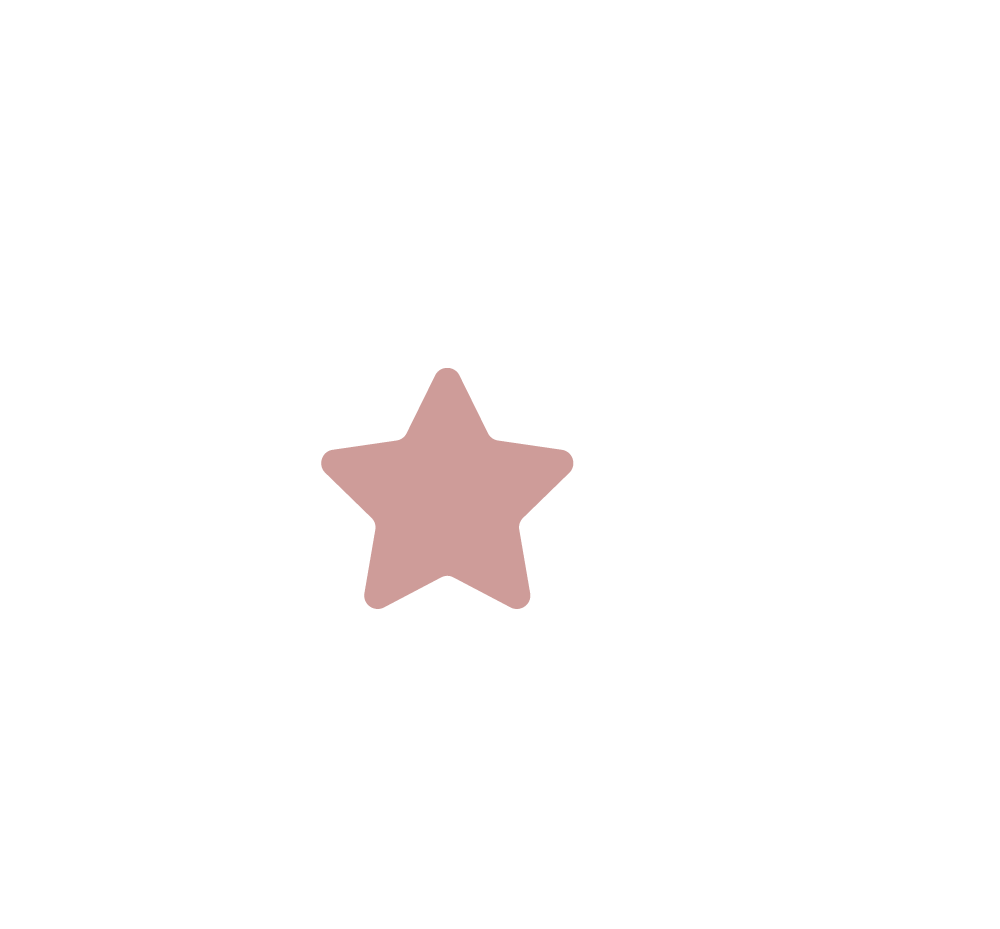 Icon einer Lupe mit einem Stern in der Mitte auf transparentem Hintergrund