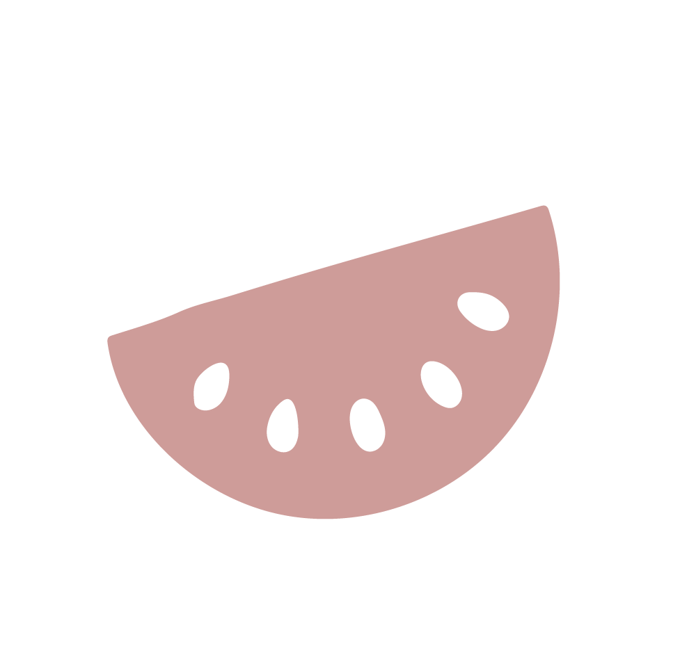 Icon einer Wassermelone auf transparentem Hintergrund